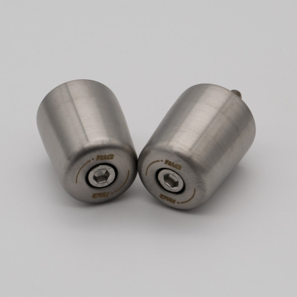 R&G R&G Stainless Steel Bar Ends for the Suzuki SV 650 '16-/SV 650X '18-, Katana '19-, GSX-S1000 '15-'20, GSX-R600/750 '11-, Gladious 650 '09-,